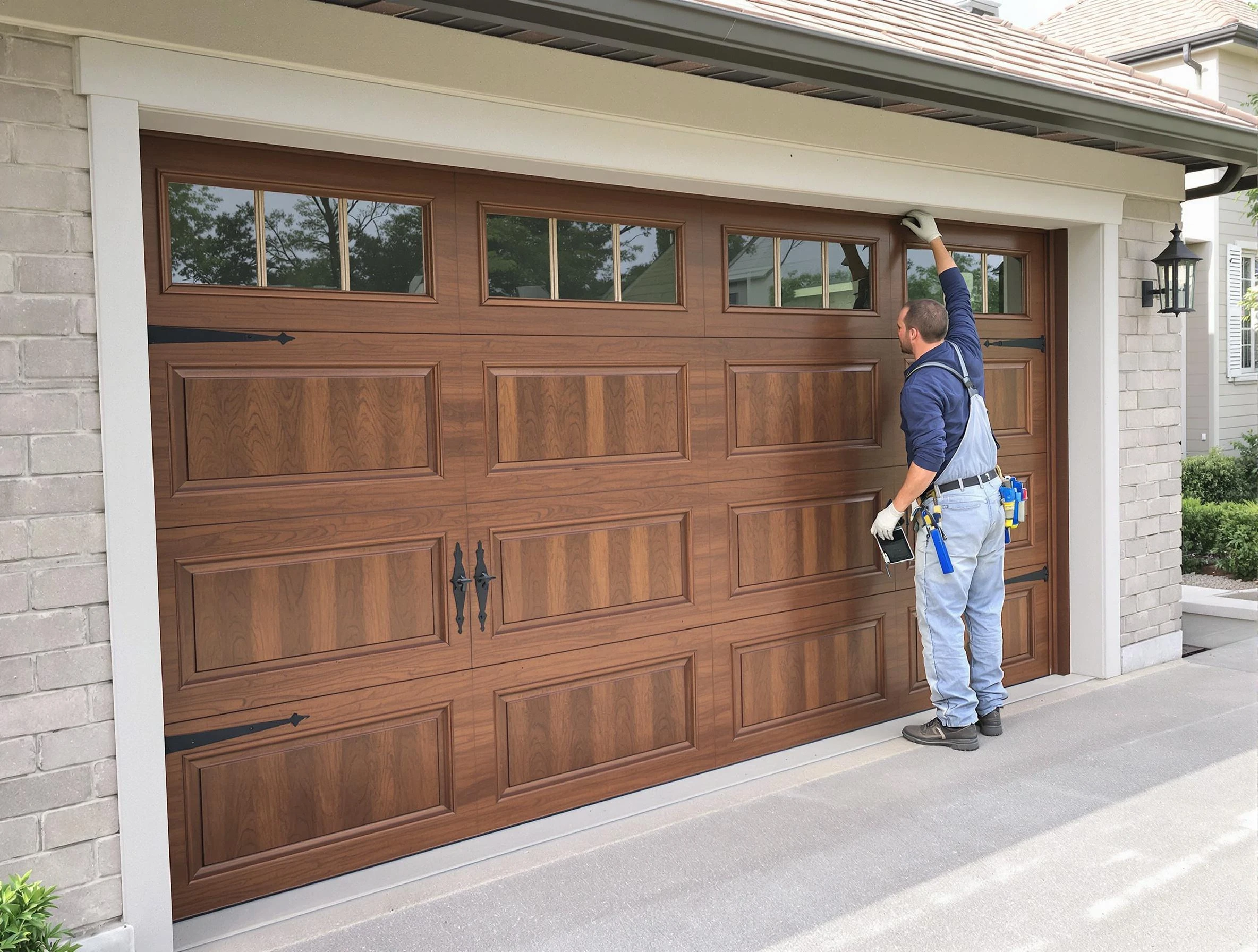Custom garage door showcase by New Brunswick Garage Door Repair in New Brunswick